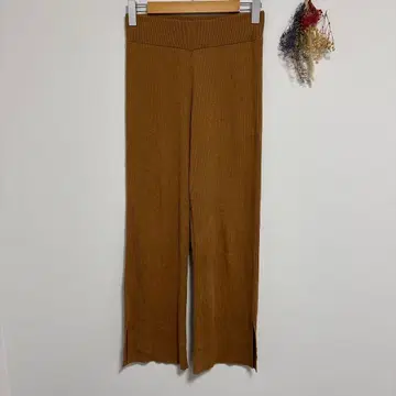 Deuxieme Classe (36) 스터닝 니트 팬츠 와이드 팬츠