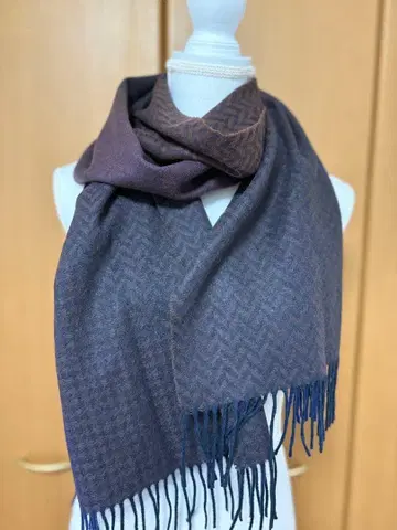 새상품급 에포카 워모 그라데이션 캐시미어 100% 머플러