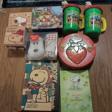 스누피 굿즈 9세트