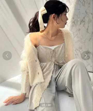 레이스 새틴 뷔스티에/one after another NICE CLAUP