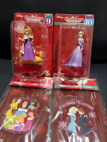 디즈니 Happy 복권 크리스마스 오너먼트 라푼젤 엘사