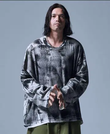 glamb 핸드 페인트 니트 사이즈 M 그램