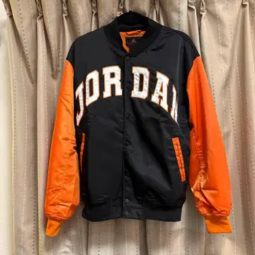 [ 인기 ] Jordan 나일론 자켓 블랙/오렌지 S 사이즈