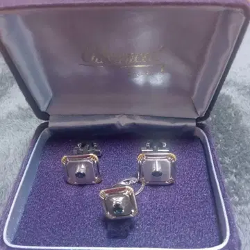 Advanced 커프스링크 세트 실버 골드