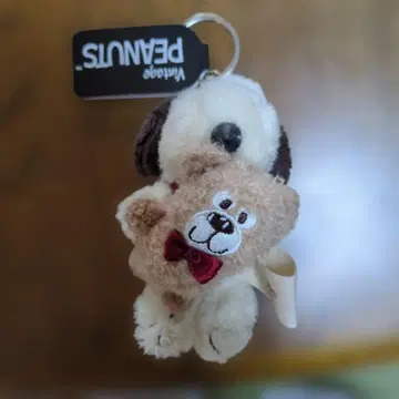 스누피 PEANUTS 푸치후와 키링 베어