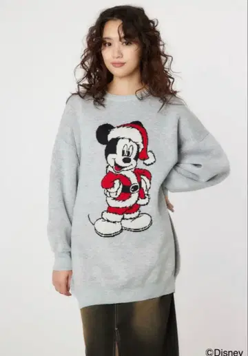 로데오 크라운 미키 디즈니 크리스마스 산타 니트