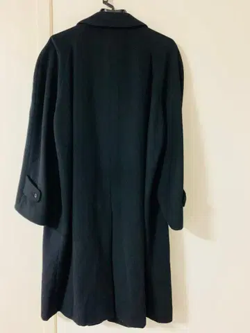 새상품급! BEL SHEPREE 100% 캐시미어 블랙 피코트 L 사이즈