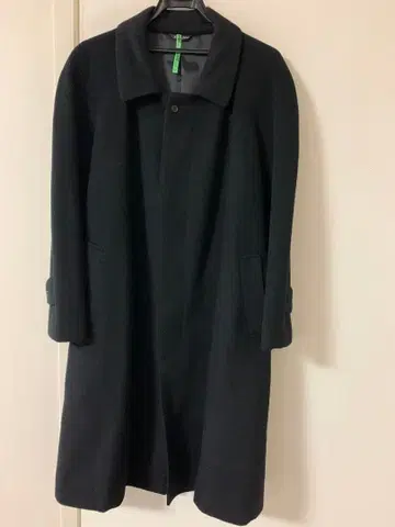 새상품급 캐시미어 100% BEL SHEPREE 블랙 피코트 L 사이즈