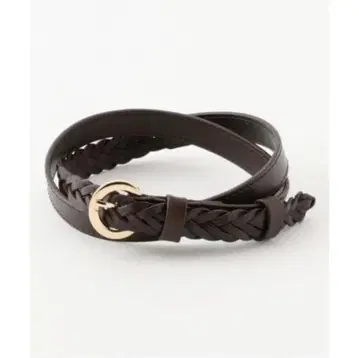 611 새상품 23구 소가죽 메쉬 벨트 다크 브라운 계열 44 8800엔