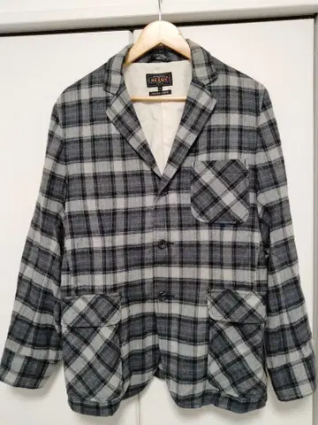 BEAMS plus 체크 무늬 테일러드 자켓 M 빔즈