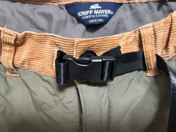 KRIFF MAYER 올리브 그린 웜 팬츠