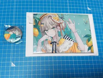 레어 아카쿠라 첫 개인전 [ Plaisir ] 한정판 엽서 캔뱃지