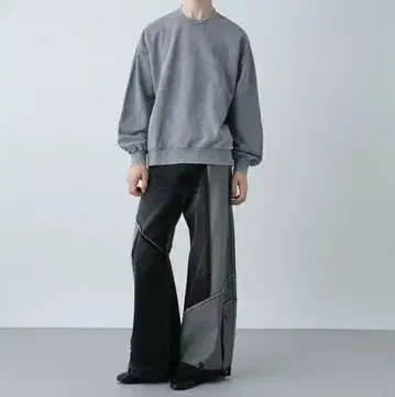 최고급 와이드 데님 팬츠 HARE 하레