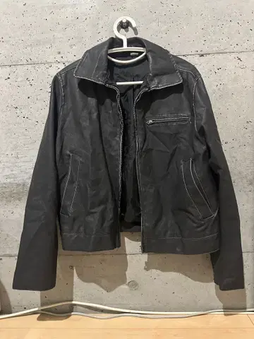 블랙 가죽 자켓