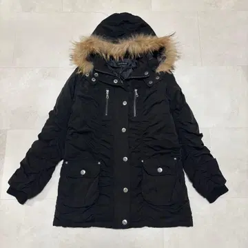 새상품급 모즈 코트 M 블랙 퍼 아카이브 다크 코어 V 락