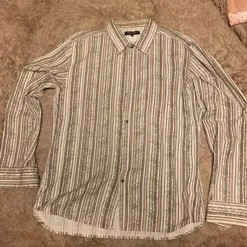 HIDEAWAYS 스트라이프 긴팔 셔츠 50