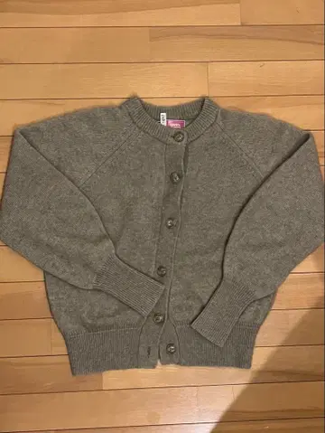 새상품급 nano universe 헤어리 니트 전후 2way 가디건