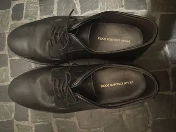 블랙 레이스업 슈즈