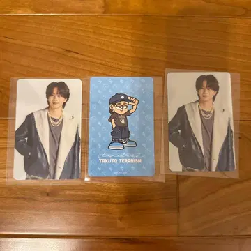 timelesz 3 형태 트레이딩 카드 테라니시 타쿠토 레시피 STS