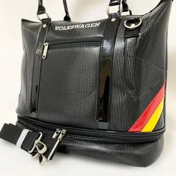 [새상품급] 폭스바겐 2단 토트백 숄더백 2WAY 블랙 컬러