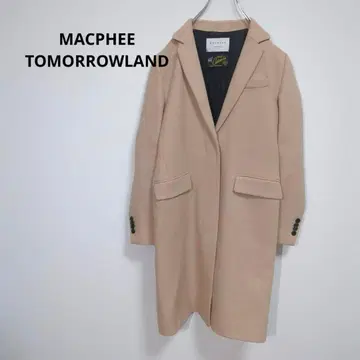 맥피*투모로우랜드 [ M ] 체스터 코트 아우터 롱 울