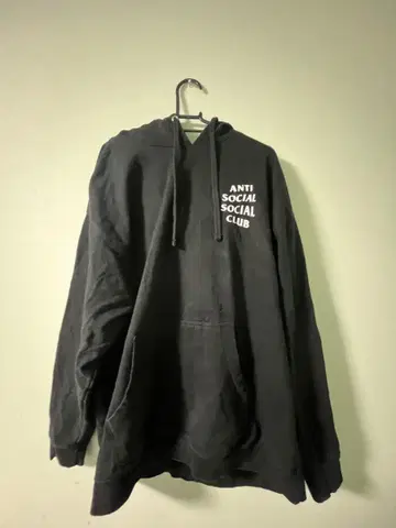 ANTI SOCIAL SOCIAL CLUB 후드티 XL 블랙