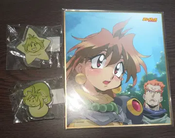 슬레이어즈 취미 라운드 한정판 색지 아크릴 배지 리나 나가