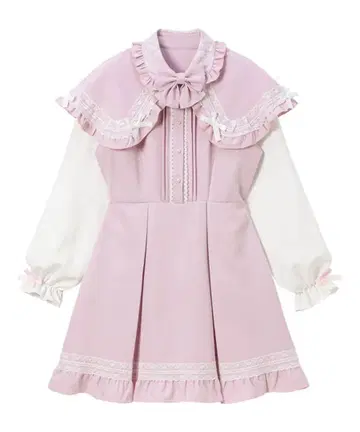 DearMyLove 판초풍 소매 절개 원피스