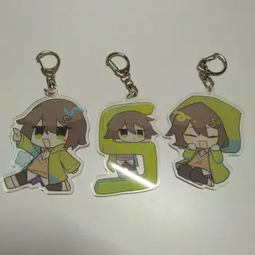 메메마을 S 레이마리 아크릴 키링 3개 세트