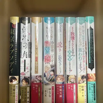 BL 소설 묶음 판매 대형 사이즈 8권 안달슈 노벨즈 세트