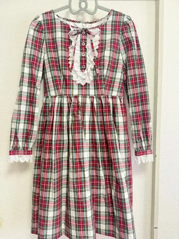 MILK 체크 원피스