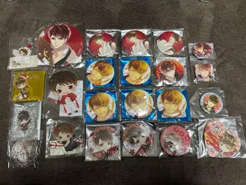 미남 전국 사나다 유키무라 캔뱃지 아크릴 참 가죽 참