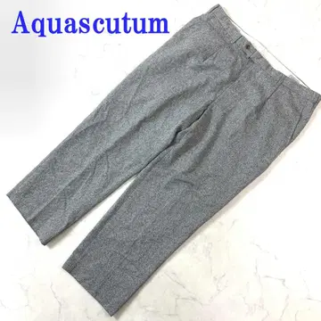 아쿠아 스큐텀 슬랙스 그레이 울 실크 100 C4743