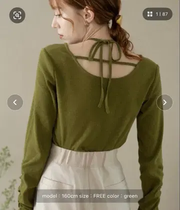 멜란지 디자인 상의 hinari