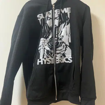 Sublime Hysterics 풍 집업 후드티 블랙