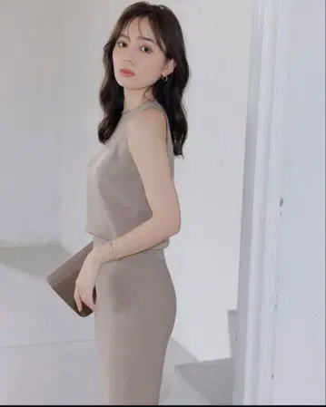 [새상품급] 아뉴앙스/아메스리 니트 셋업