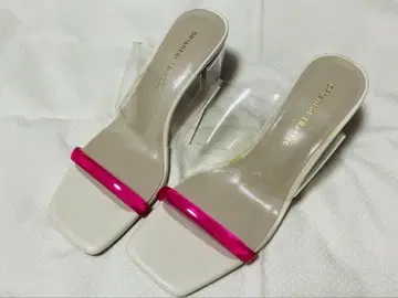 오리엔탈 트래픽 뮬 화이트/핑크