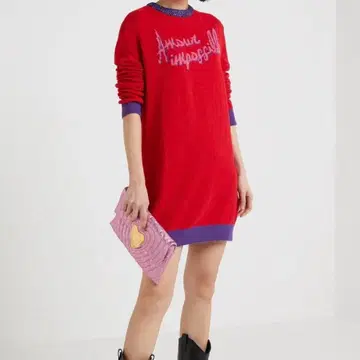 PINKO 레터드 니트