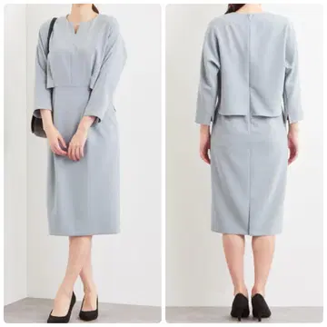 그린 라벨 릴랙싱 더블 크로스 세미 포멀 원피스 38