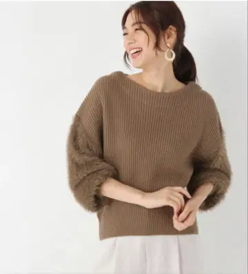 소프트 페더 슬리브 풀오버 L 사이즈