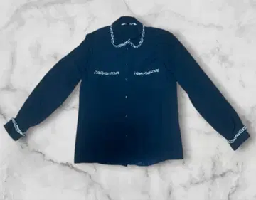 ZARA 블랙 시스루 긴팔 셔츠