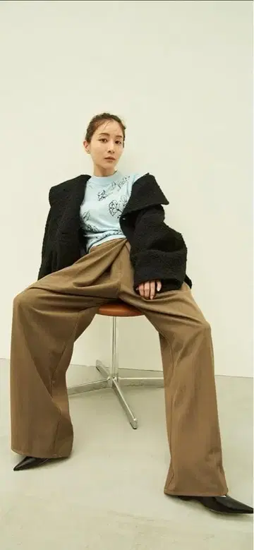 CLANE 슬랙스 beige 사이즈0