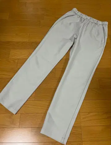 새상품급 SHIPS 팬츠 36 라이트 그린 허리밴딩 테이퍼드