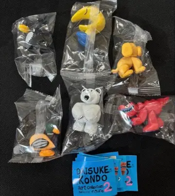 DAISUKE KONDO 아트 컬렉션 마스코트 피규어 2종 (총 6개)