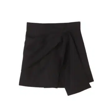 에이미 스트와르 드레이프 스커트 숏 팬츠 블랙