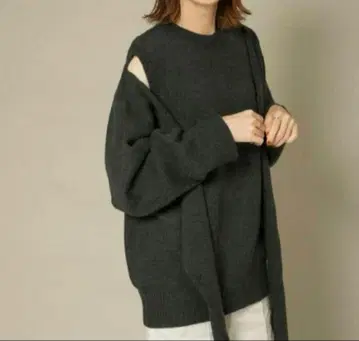 KBF 멀티WAY 레이어드 SET 니트 차콜 그레이