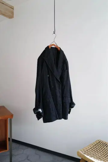 MAATEE&SONS Ex 실크 더블 'EM' 재킷