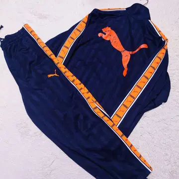 [ 레어 ] PUMA 푸마 저리 셋업 사이드 로고 라인 빅 로고