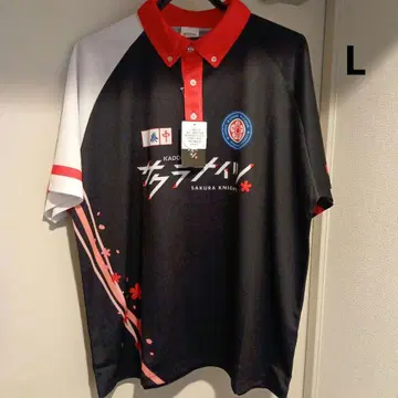 사쿠라나이츠 피케 셔츠 L 사이즈