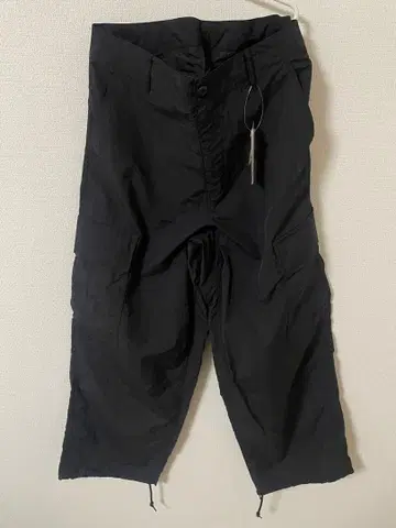 나일론 와셔 6 포켓 와이드 카고 팬츠